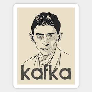 Franz Kafka Drawing Sticker